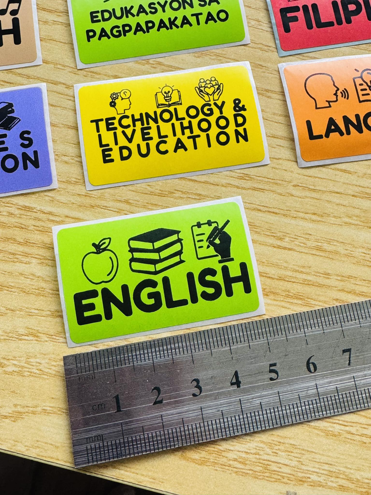 1pc Subject Sticker for Notebook Label Subject Label for DepEd Matatag ...