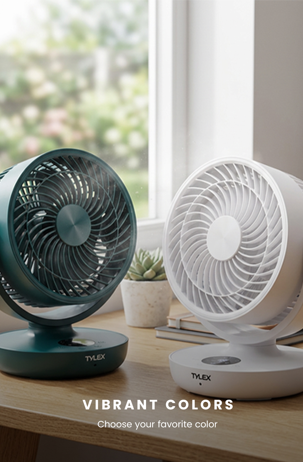 TYLEX XM56 Portable Fan Air Circulation Polymer Battery Remote Control ...