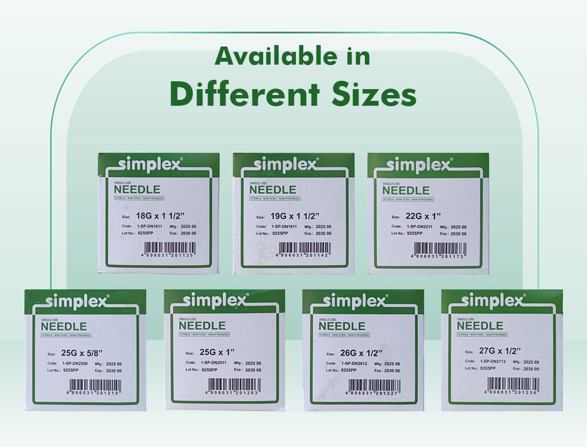 Simplex Disposable Needle (Sold by Box) | Shopee Philippines