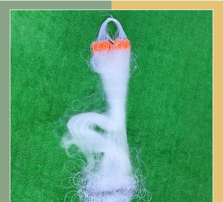 Fishing Net 3 Layers Monofilament Fishing Fish Gill Net White Nylon ...