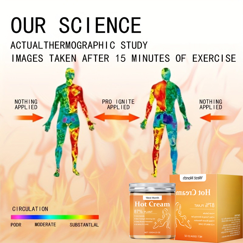 Hot Cream 120g Slimming Gel Fat Burner Body Massage Weight Loss Cream ...