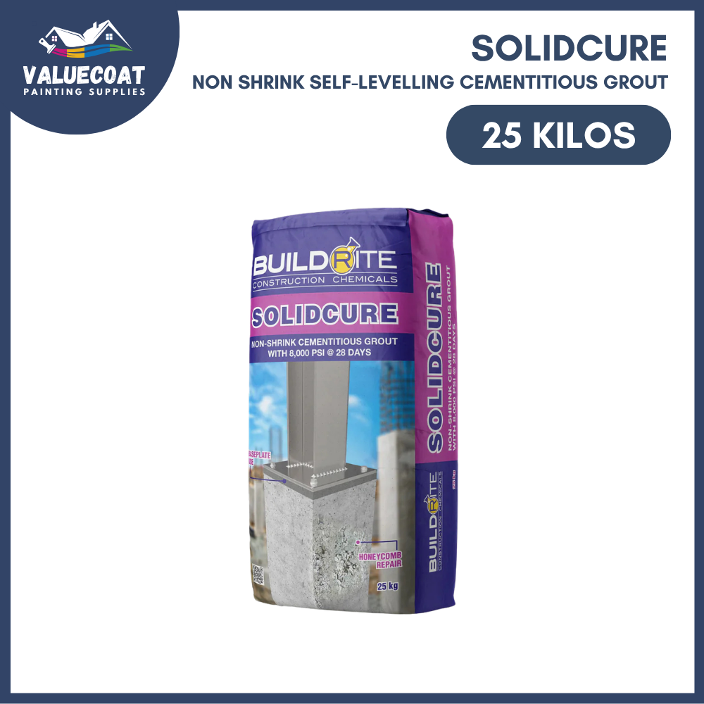 Buildrite Solidcure Non Shrink Self- Leveling Cementitious Grout 25kg ...