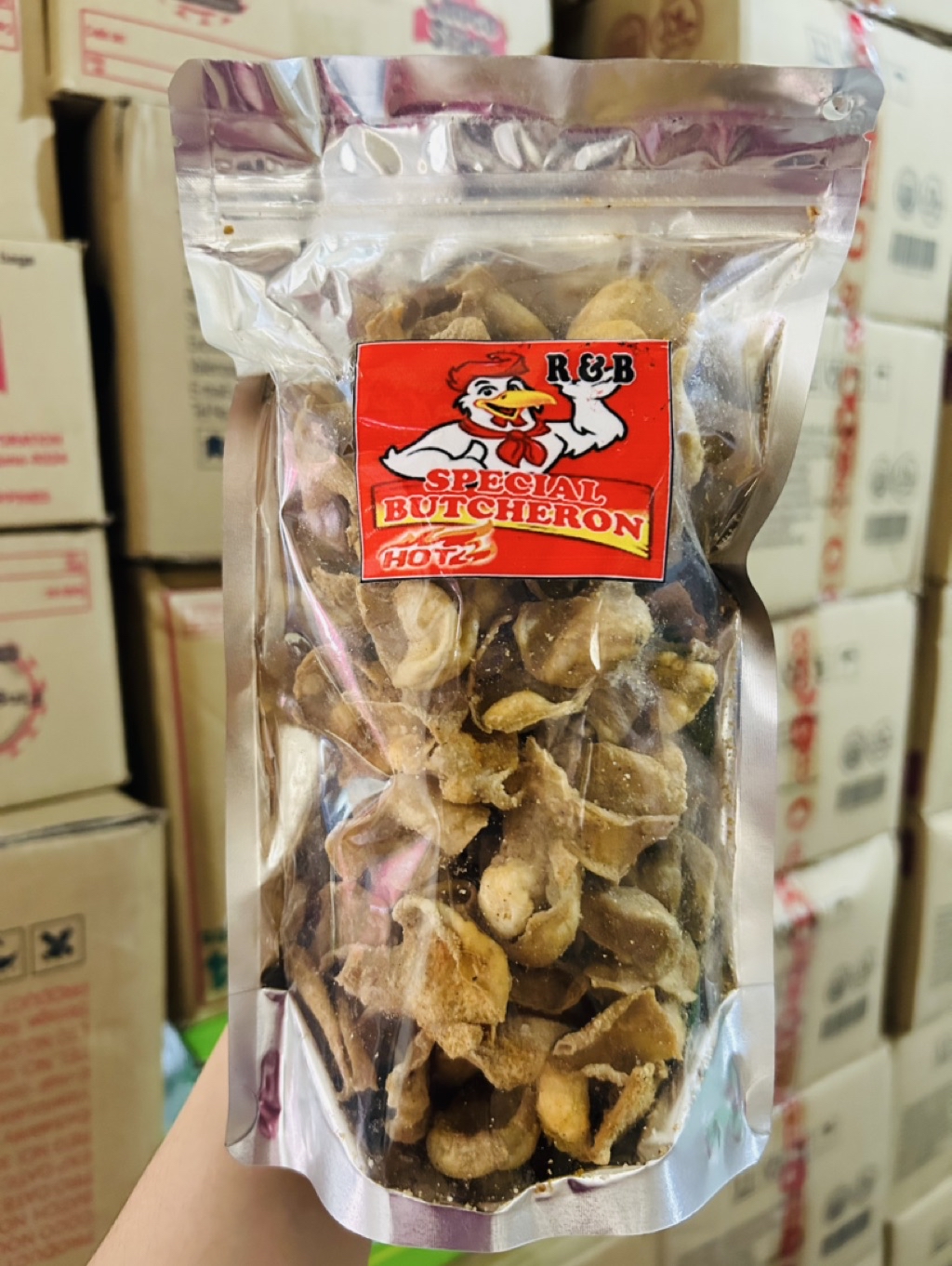 CRUNCHY FILIPINO STREET FOOD BUTCHERON SPICY FLAVOR SNACKS | Shopee ...