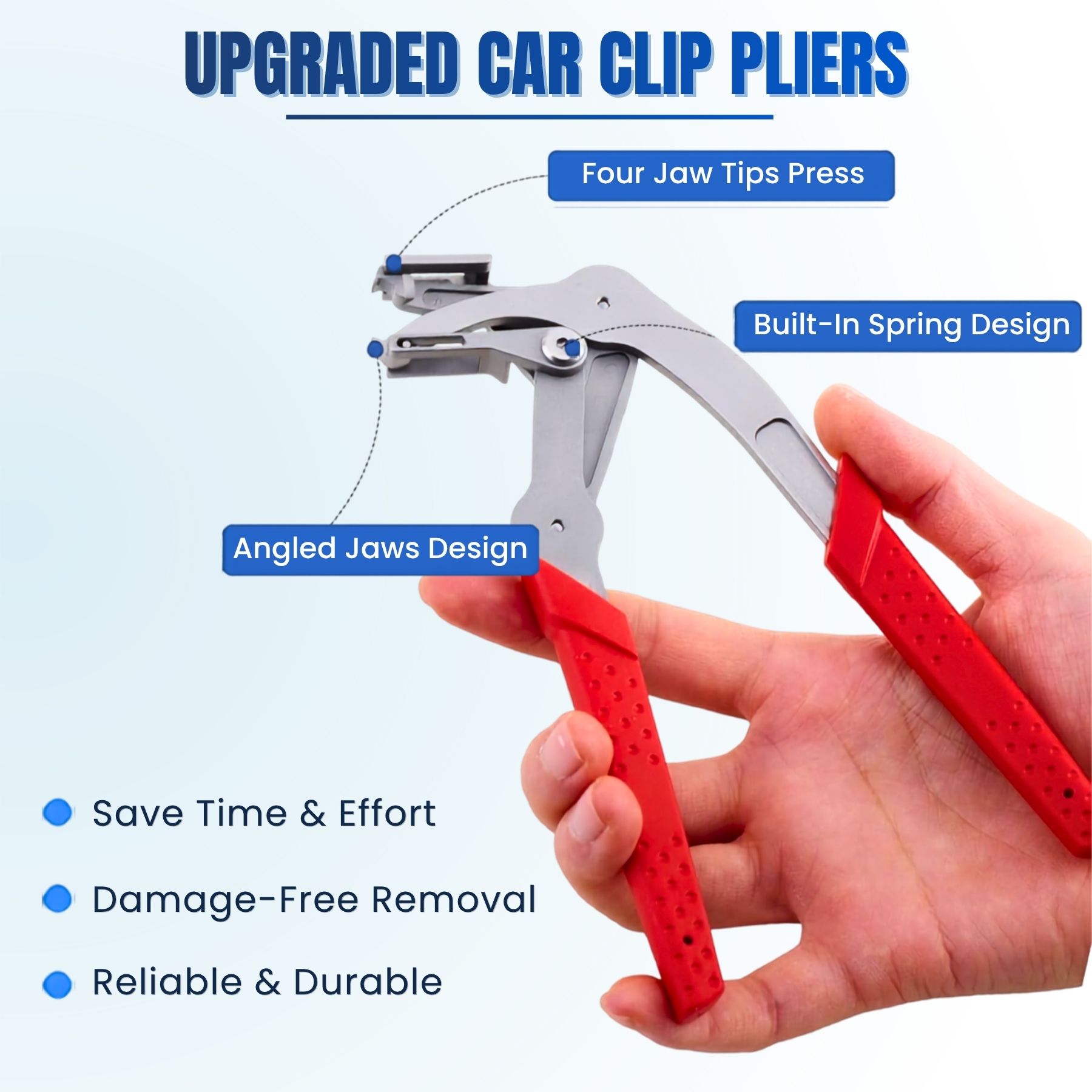 Clip Removal Pliers SalinKo Trim Fastener Panel Remover Stainless Steel ...