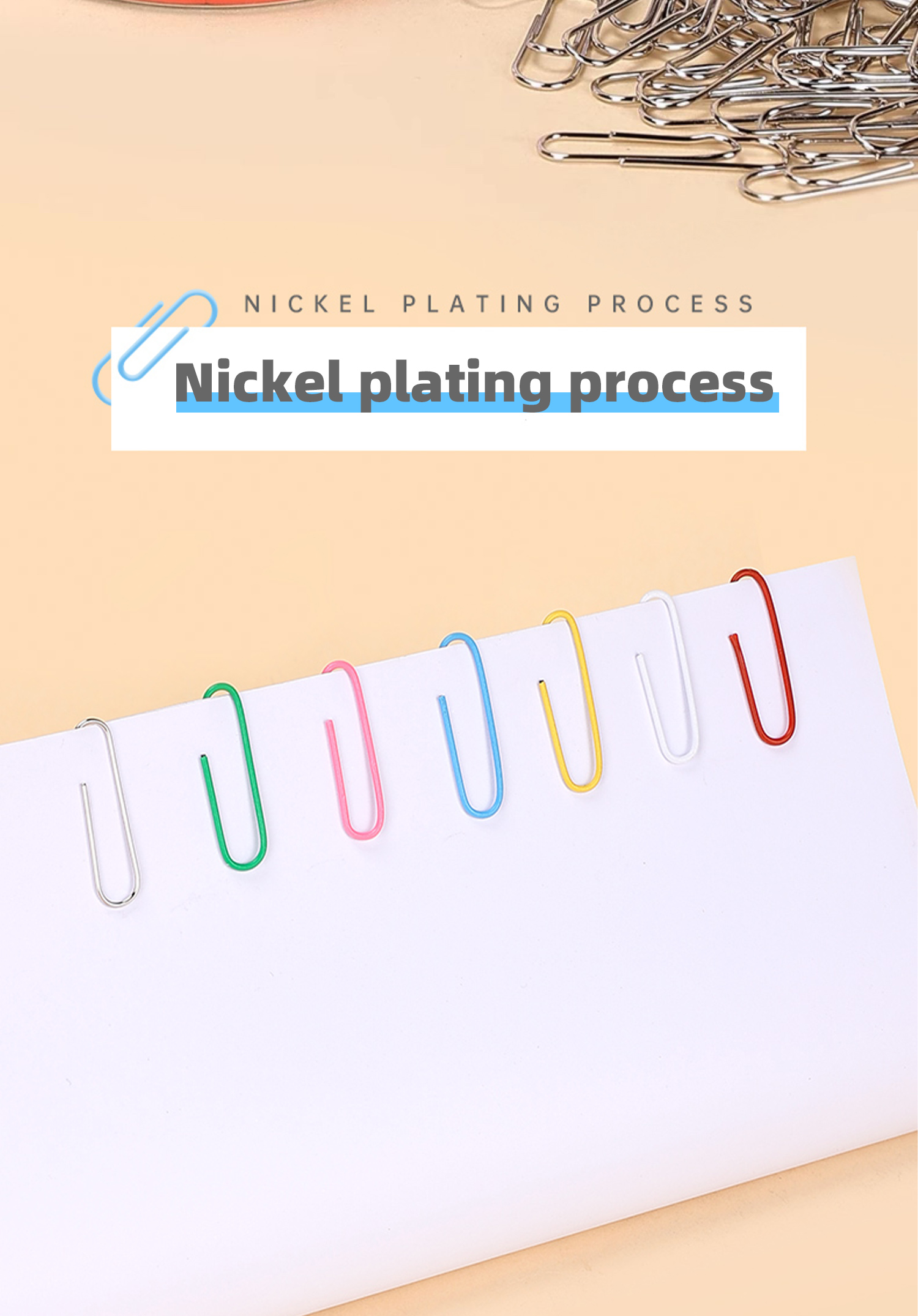 Paper Clips 1000Pcs Binding Clips Small Metal Paperclip Paperclip ...
