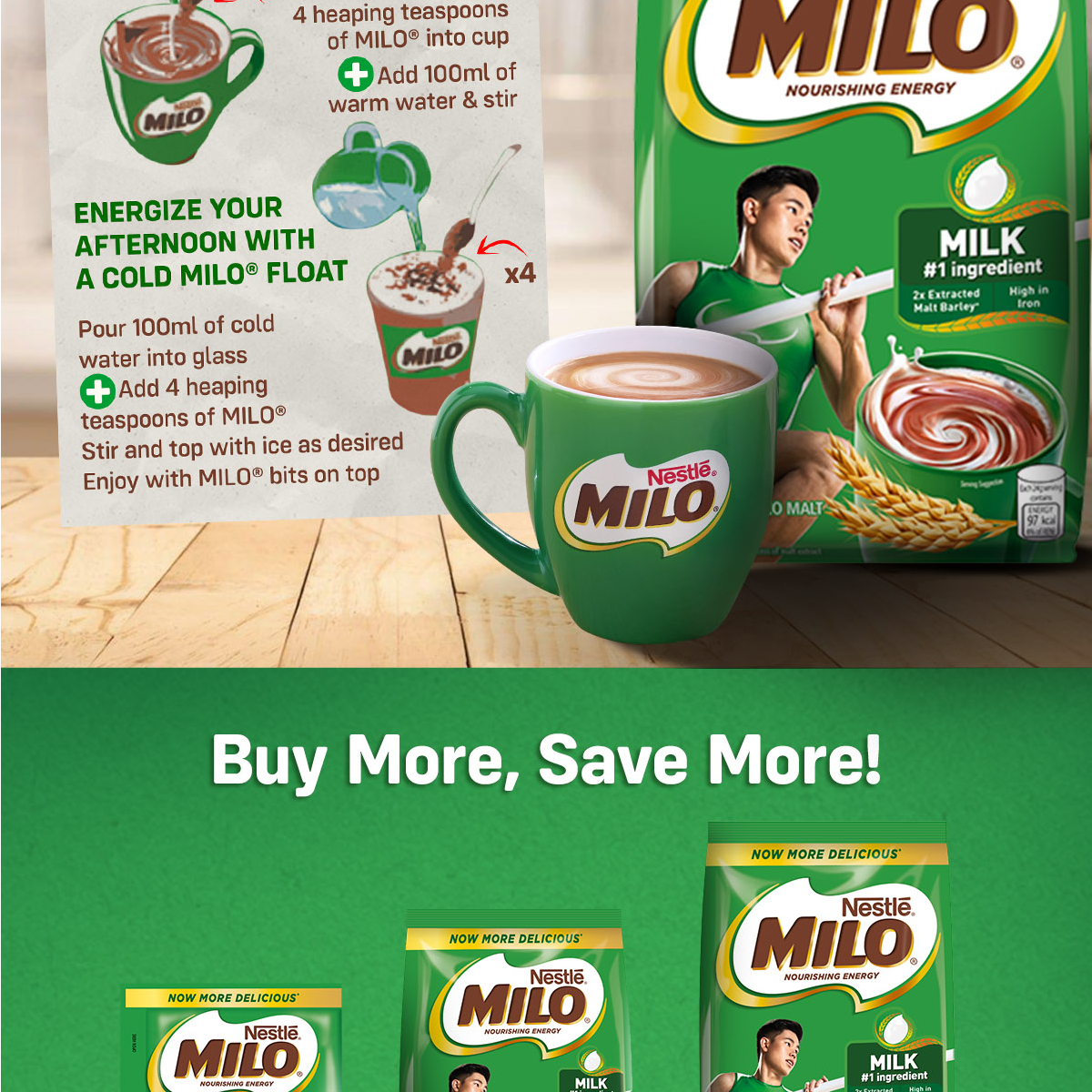 MILO Powdered Choco Malt Milk Drink 150g - Pack of 4 | Shopee Philippines