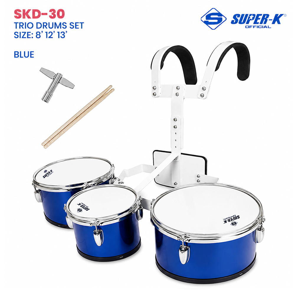 Super-K SKD-30 Trio Drum Set 8' 12' 13' | Infinity store PH | Shopee ...