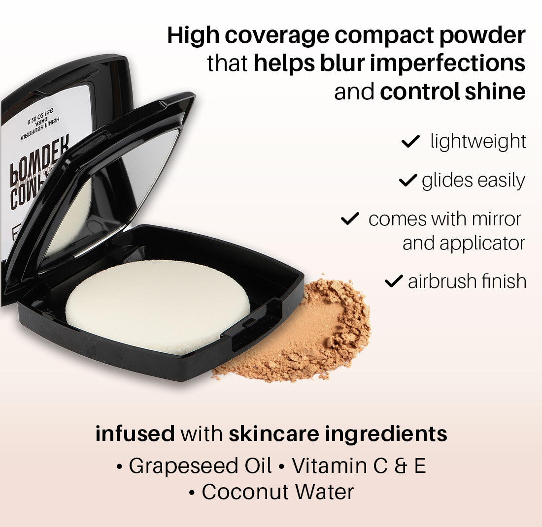 BYS Compact Powder 2L | Lightweight Pressed Powder | Buildable Coverage ...