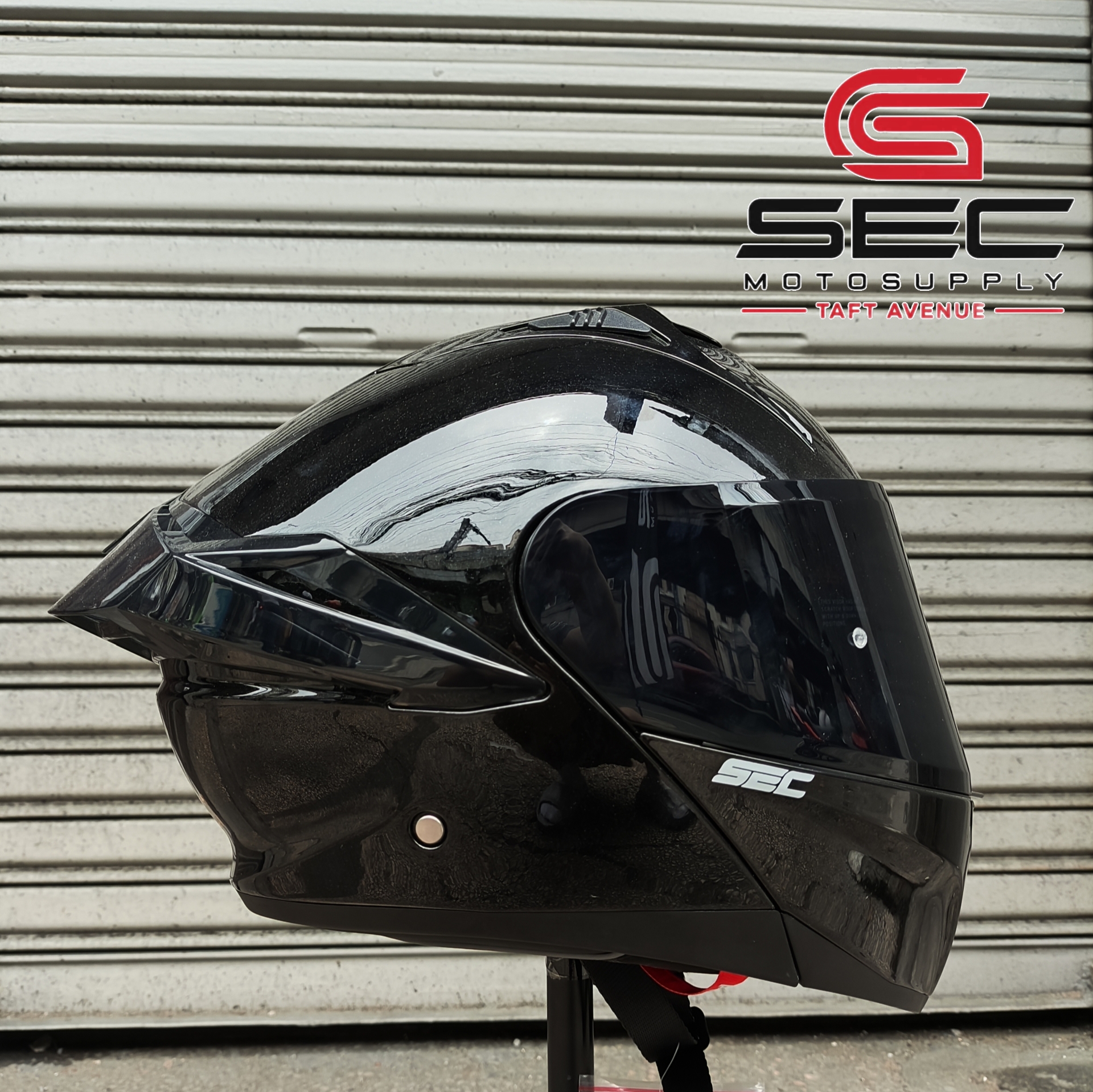 SEC MODULAR HELMET & DUAL VISOR (VALORE /MINERVA WD/ ELMENT PLAIN ...