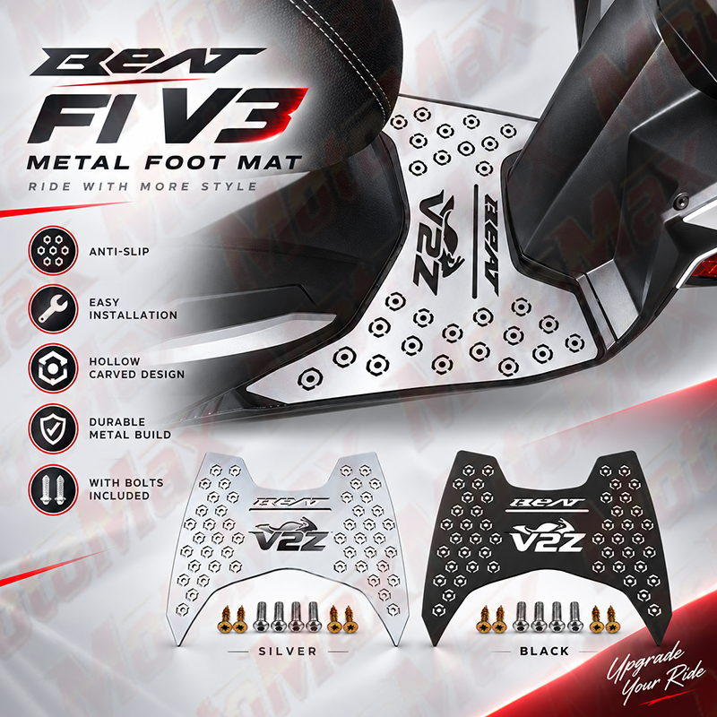 Stainless 304 Footboard Matting For ELITE BEAT FI V3, V2Z Logo Design ...