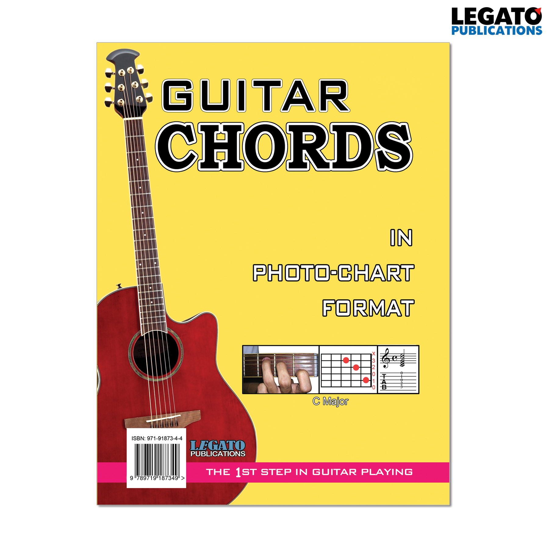 Guitar Chords Book for Beginners Easy Chord Guide Chord Chart Learn ...