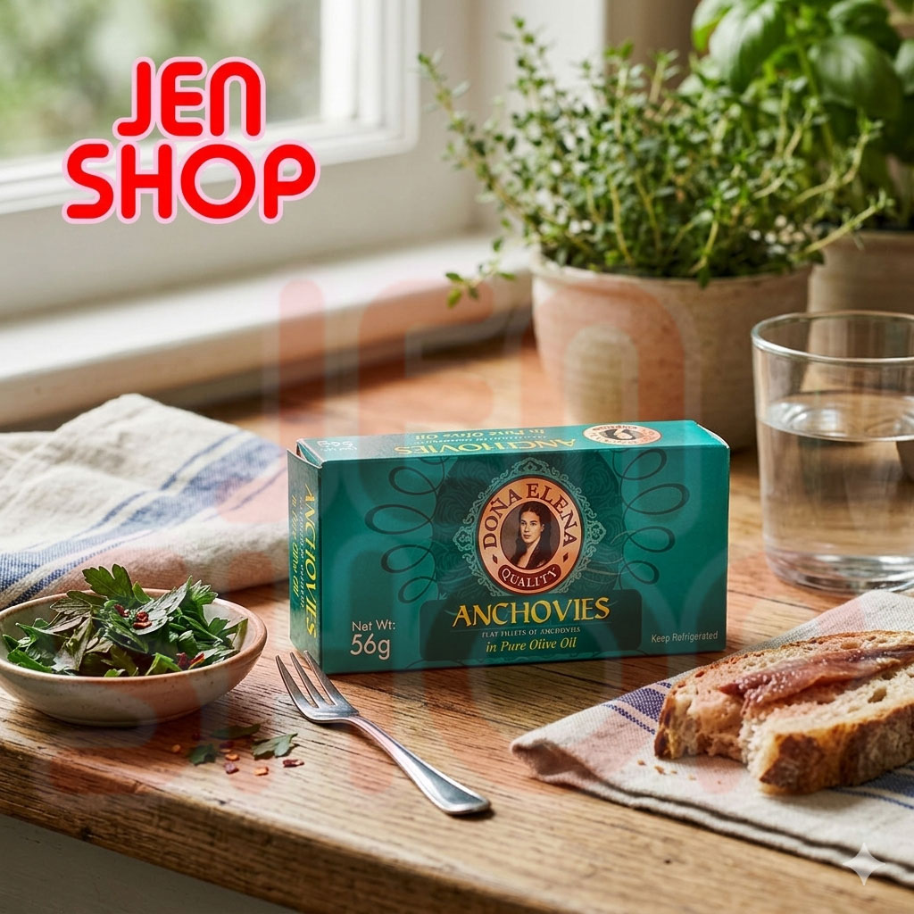 Dona Elena Anchovies in Olive Oil 56g – Premium Spanish-Style Fillets ...
