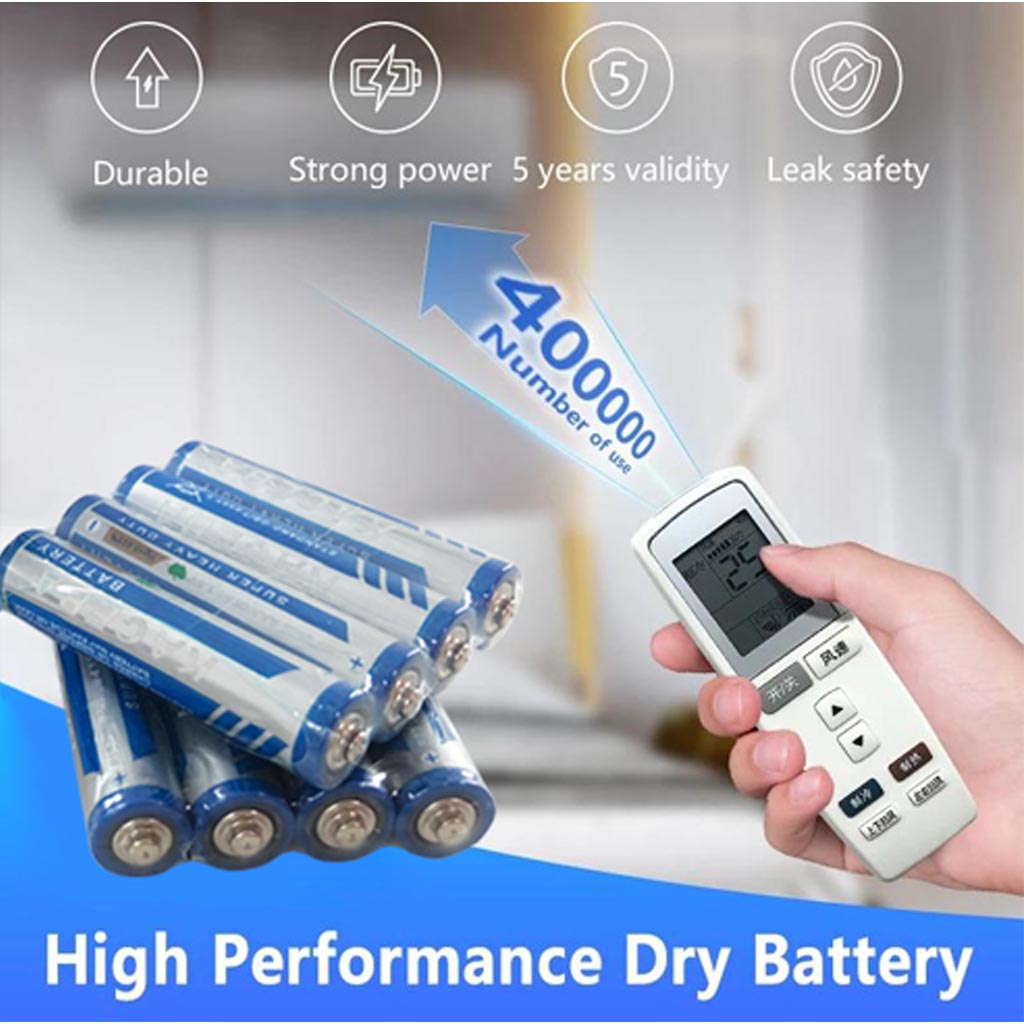 KACEBA AAA Heavy Duty Battery 1.5V Batteries R03 For Calculator Clock ...
