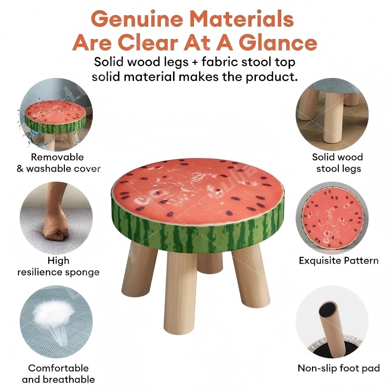 Children's Stool Sofa Stool Soft Stool Shoe Changing Stool Dining Stool ...