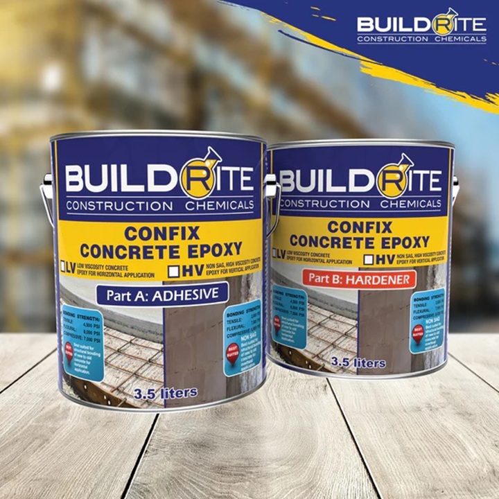 BUILDRITE CONFIX CONCRETE EPOXY HV (7 LITER SET) | Shopee Philippines