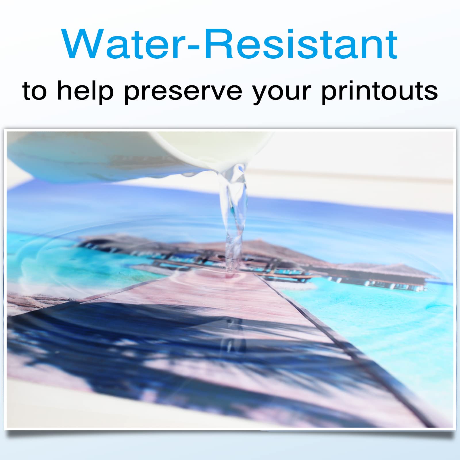 Yasen RC Satin Photo Paper Waterproof Instant Dry Inkjet Photo Paper ...