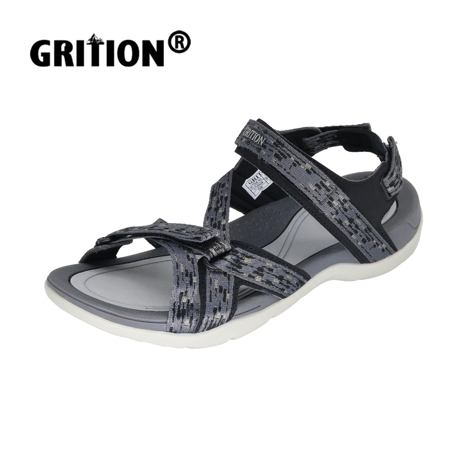 [Ready Stock] GRITION Women Cross Strap Camo Hiking Sandals Water Shoes ...