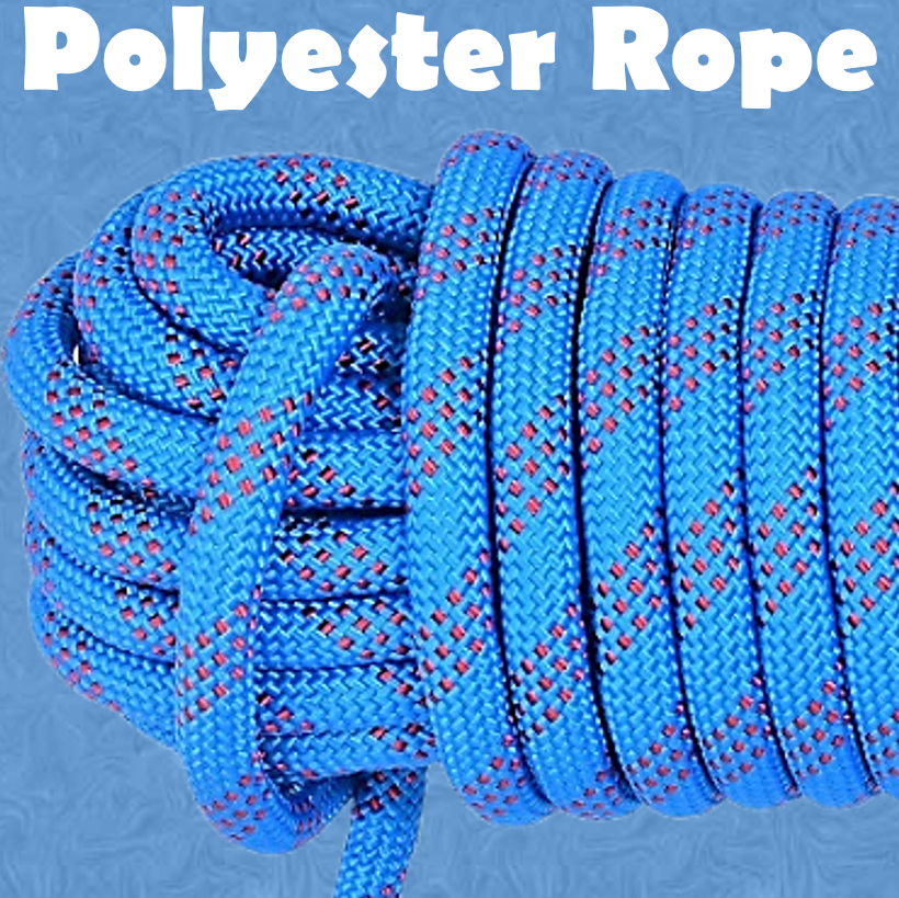 Polyester Rope 12-16mm 10m Solid Braid Low Stretch Static Rope High ...