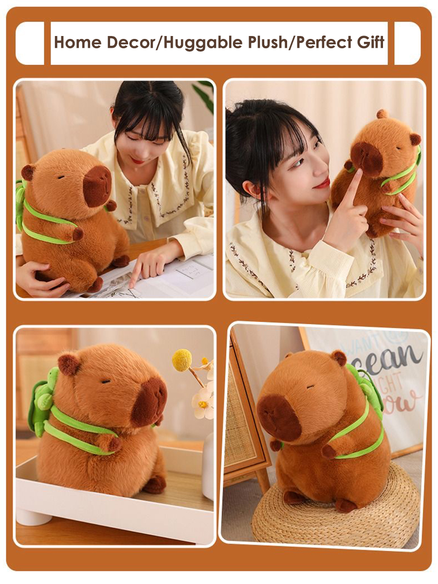 Capybara 25-55cm Capybara Doll Kapibara Stuffed Animal Backpack Toy ...