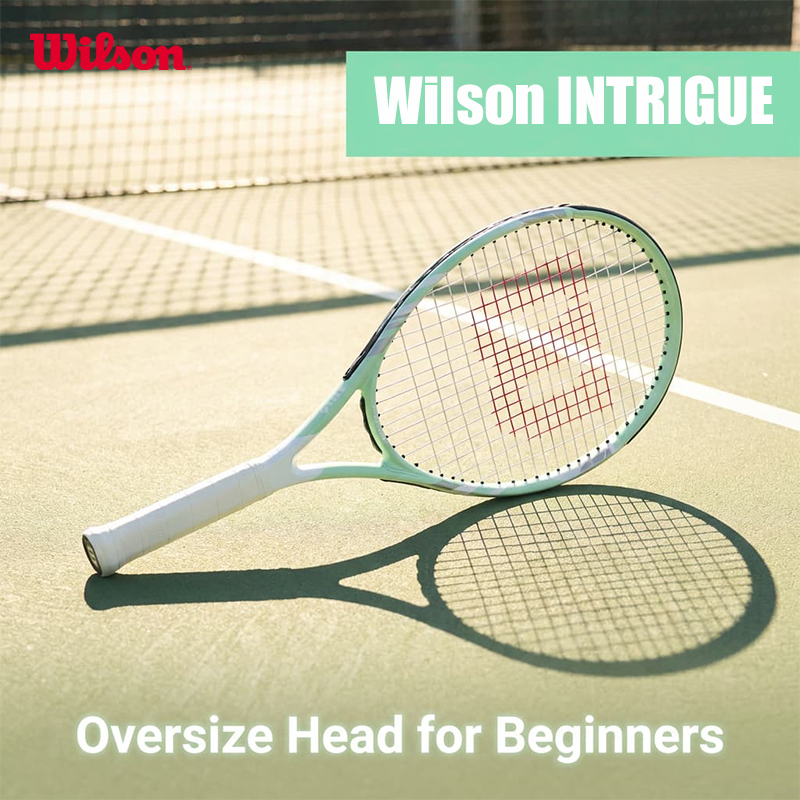Online Exclusive | Wilson INTRIGUE Tennis Racket (Strung) PRO Beginner ...