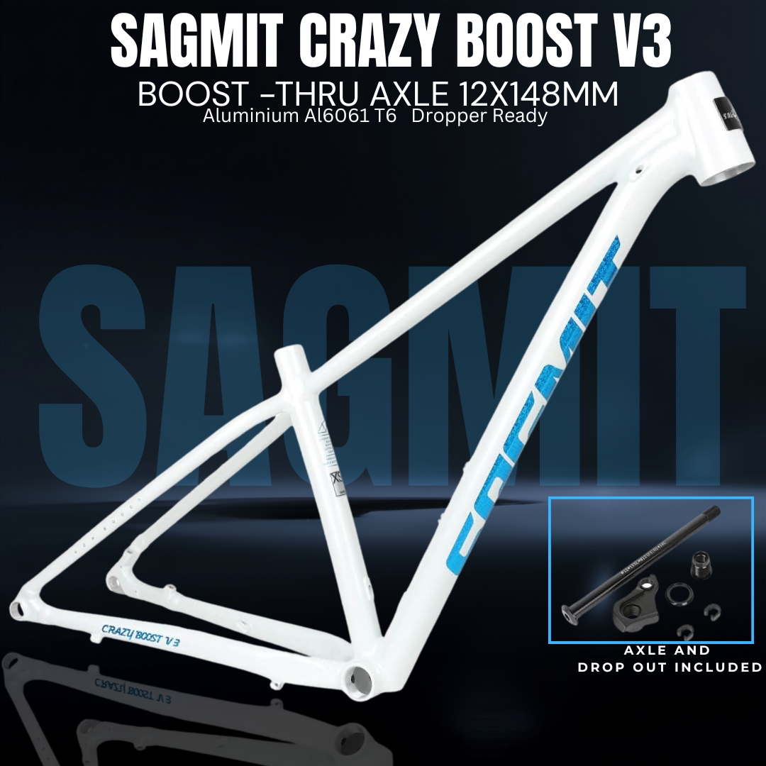 SAGMIT CRAZY BOOST V3 FRAME FOR MOUNTAIN BIKE BICYCLE FRAME | Shopee ...