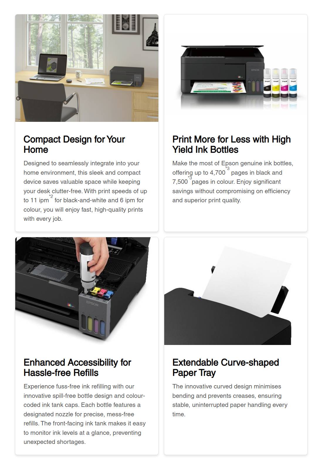 Epson EcoTank L3250/L3350 A4 Wi-Fi All-in-One Ink Tank Printer with ...