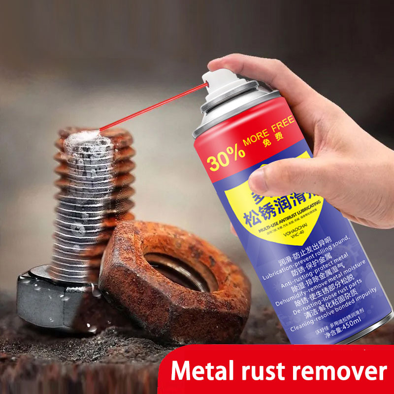 Metal rust remover Fast Rust Remover Spray Long Lasting Lubrication ...