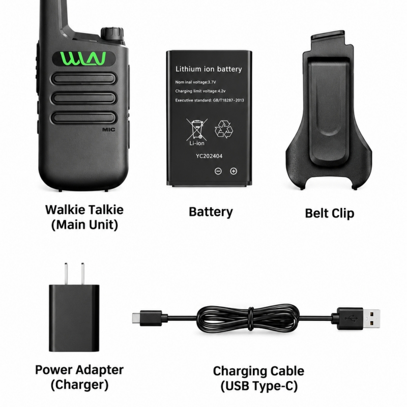 [BOGO]WLN KD-C1 PRO Walkie Talkie 10W 5000mAh Mini Two Way Radio 16 ...