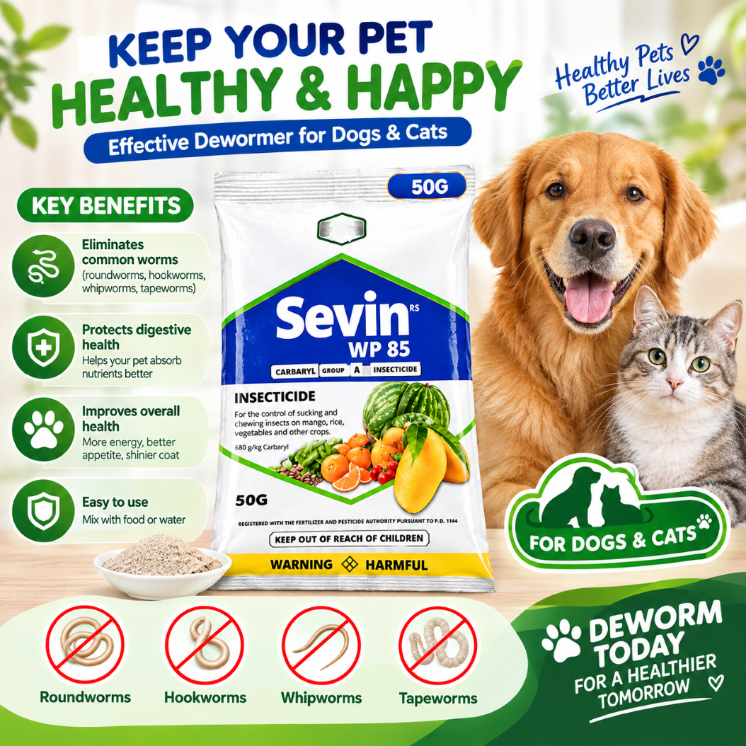 Sevin 50G Carbaryl Insecticide | For Crops, Poultry, Dogs & Cats | Bulk ...