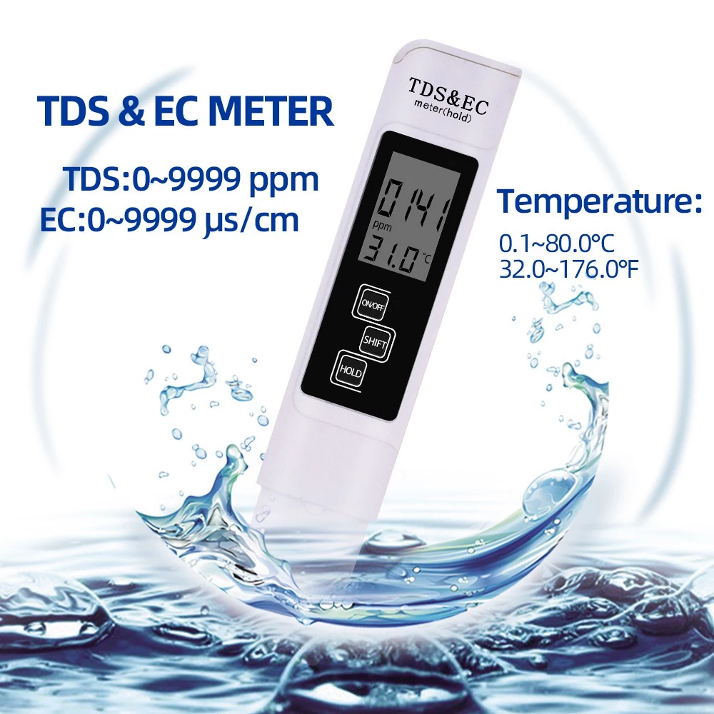 3 in 1 LCD Digital TDS EC PPM Water Quality Tester Pen for Drinking ...