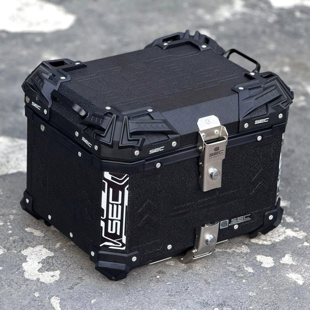 Sec Anti Scratch 45 Liters Alloy Top Box with Backrest | Shopee Philippines