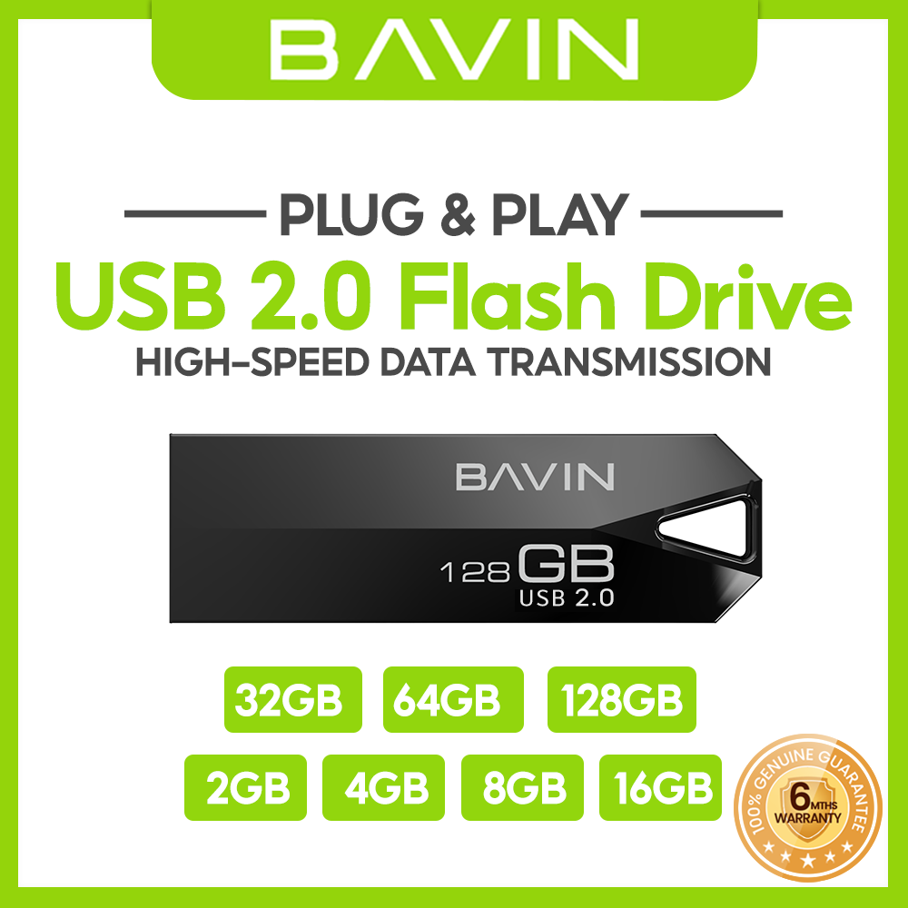 BAVIN UF01 USB 2.0 Flash Drive High-Speed Plug & Play Storage for Fast ...