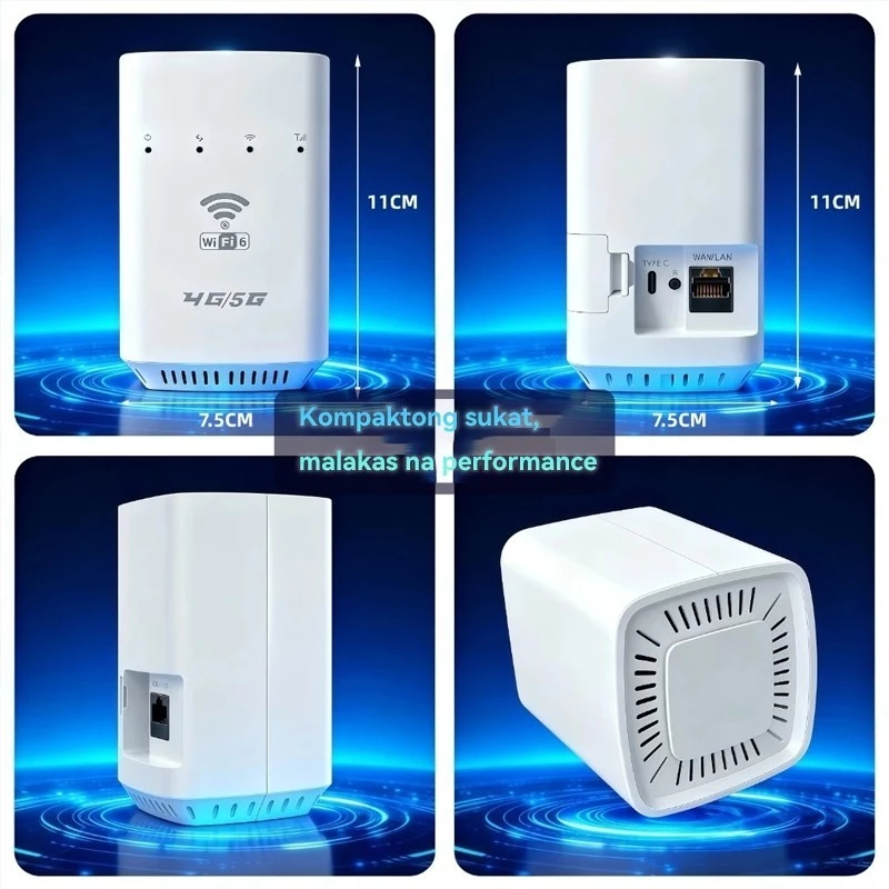 EXPOSE CPE PRO WiFi Router Sim Card Modem 4G/5G LTE 1200Mbps Open Line ...