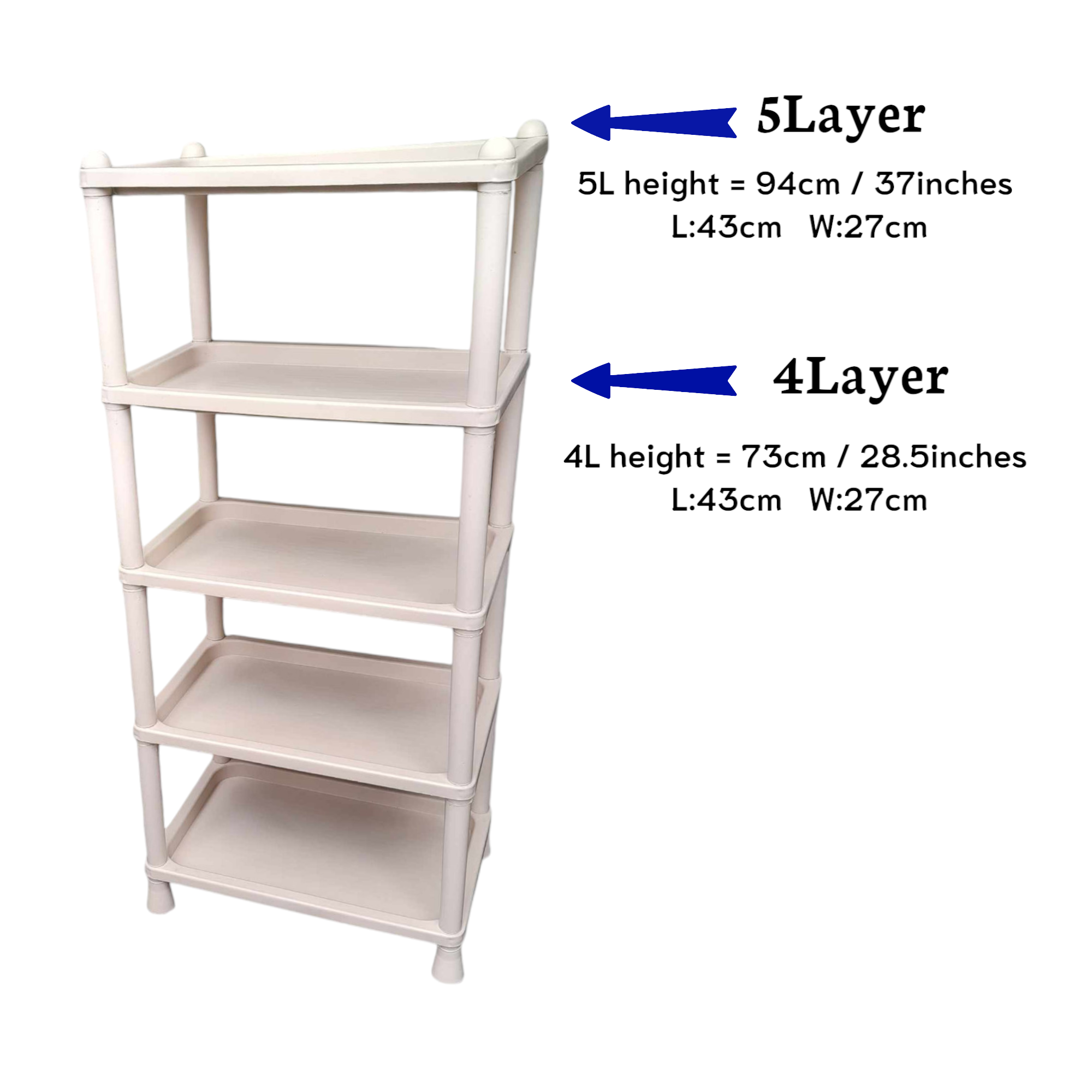 5-TIER MULTI PURPOSE UTILITY RACK (MOCHA AND BLACK) | Shopee Philippines