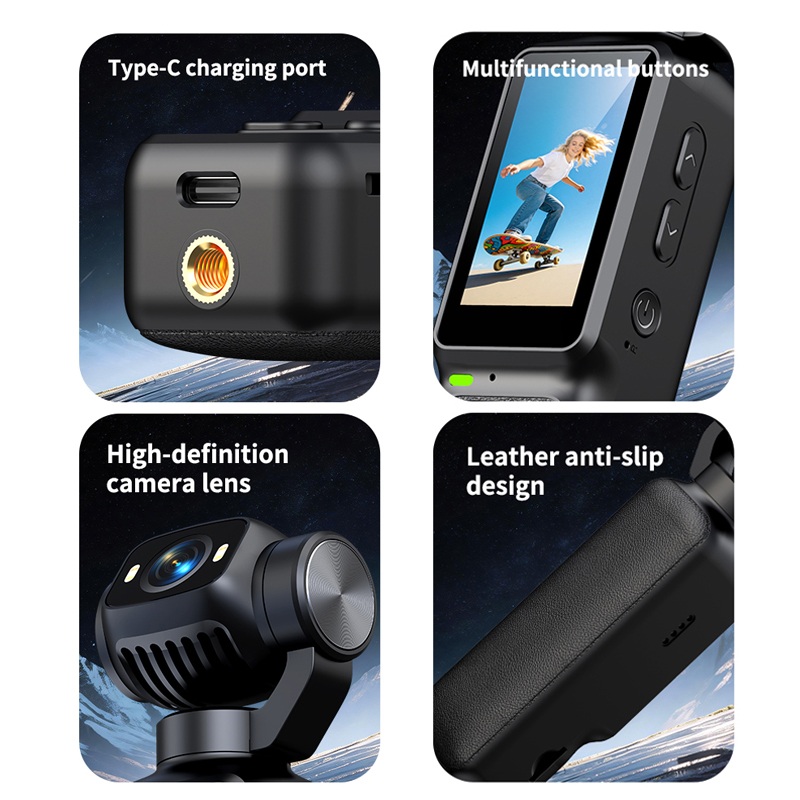 HandHold Wearable Action Camera Mini Travel Outdoor Portable Pocket Cam ...