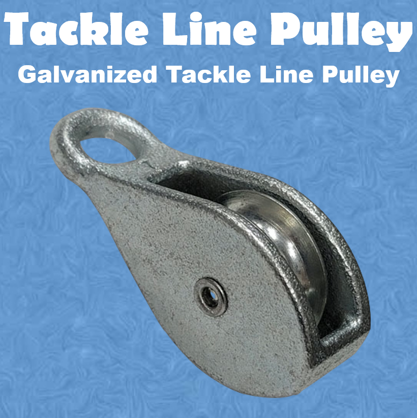 Galvanized Tackle Line Pulley 13-32mm Awning Pulley Flagpole Pulley ...