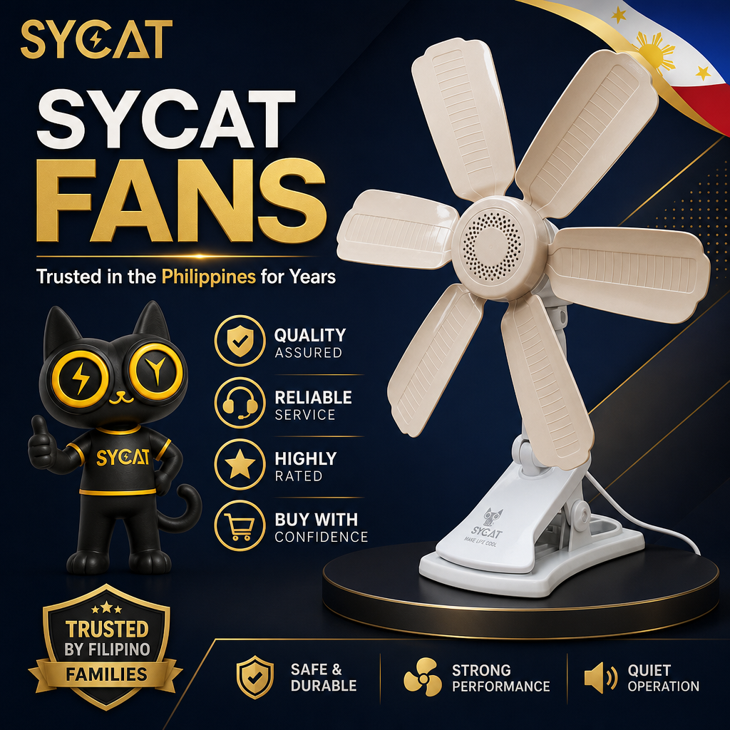 SYCAT-A690-6 Blade Big Clip Fan Table Clip Fan Desk Fan 6 Blade ...