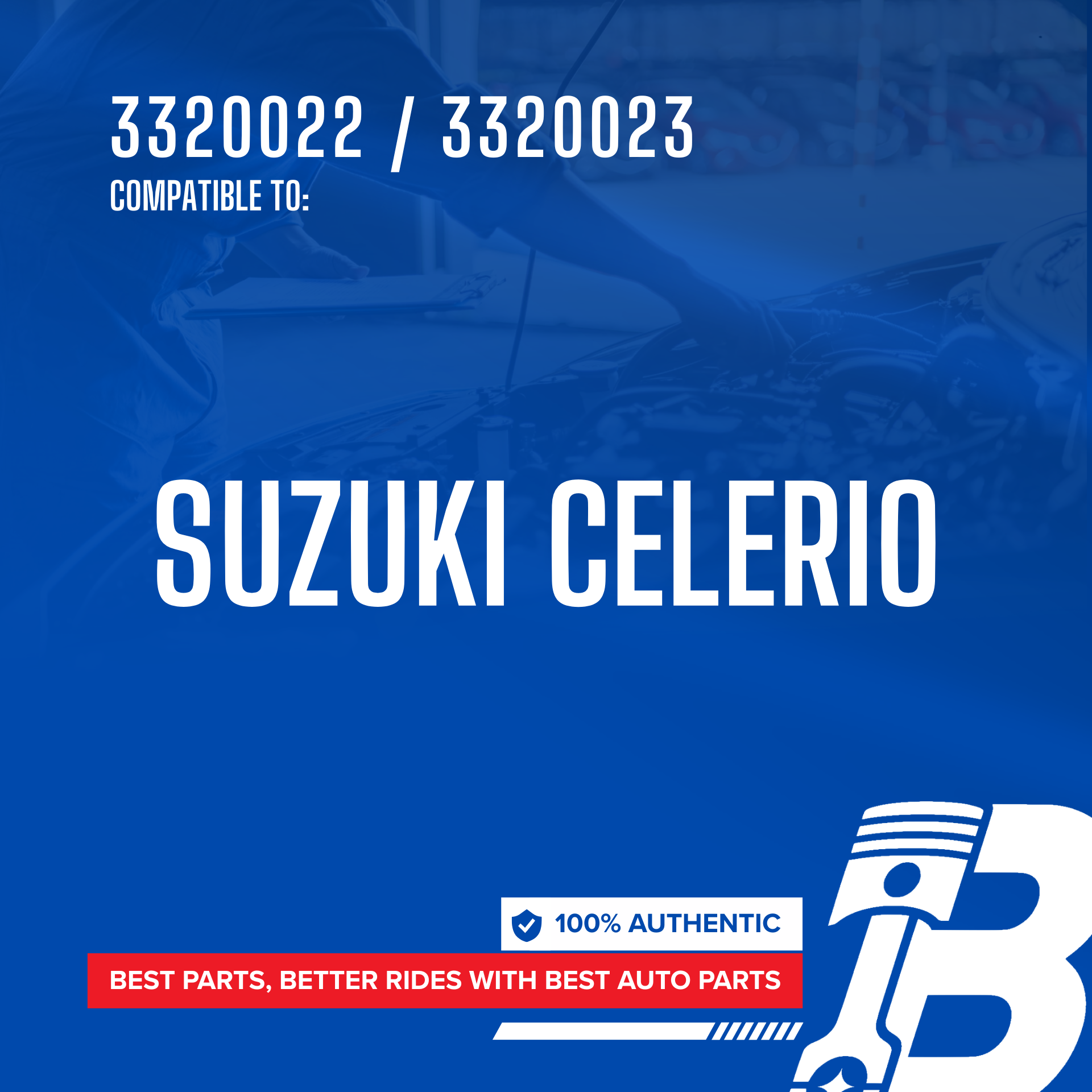 KYB (2pcs) Excel-G Shock Absorber for Suzuki Celerio 2015 - 2018 ...
