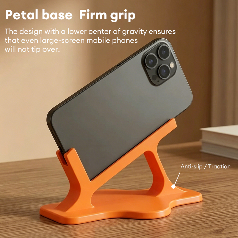 Side Lying Phone Stand Ergonomic Curved Hands-Free Lazy Holder for ...