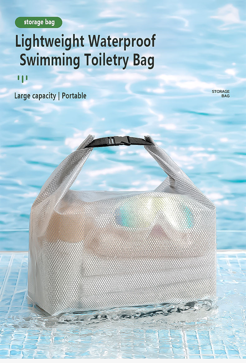 Clear Waterproof Pouch Large Capacity Drawstring Bag for Fitness and ...