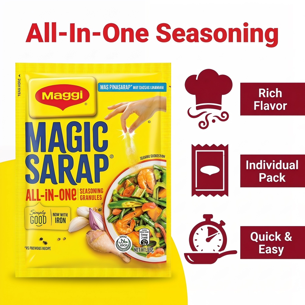 【LLO+Clearance】1BOX Magic Sarap All-In-One Seasoning Granules with ...
