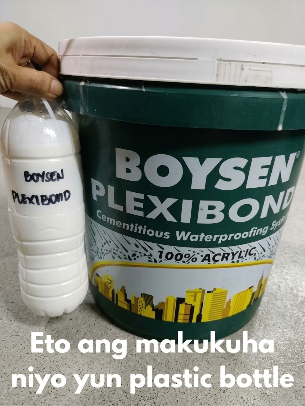 Boysen Plexibond 1 Liter Plastic Bottle Container | Shopee Philippines