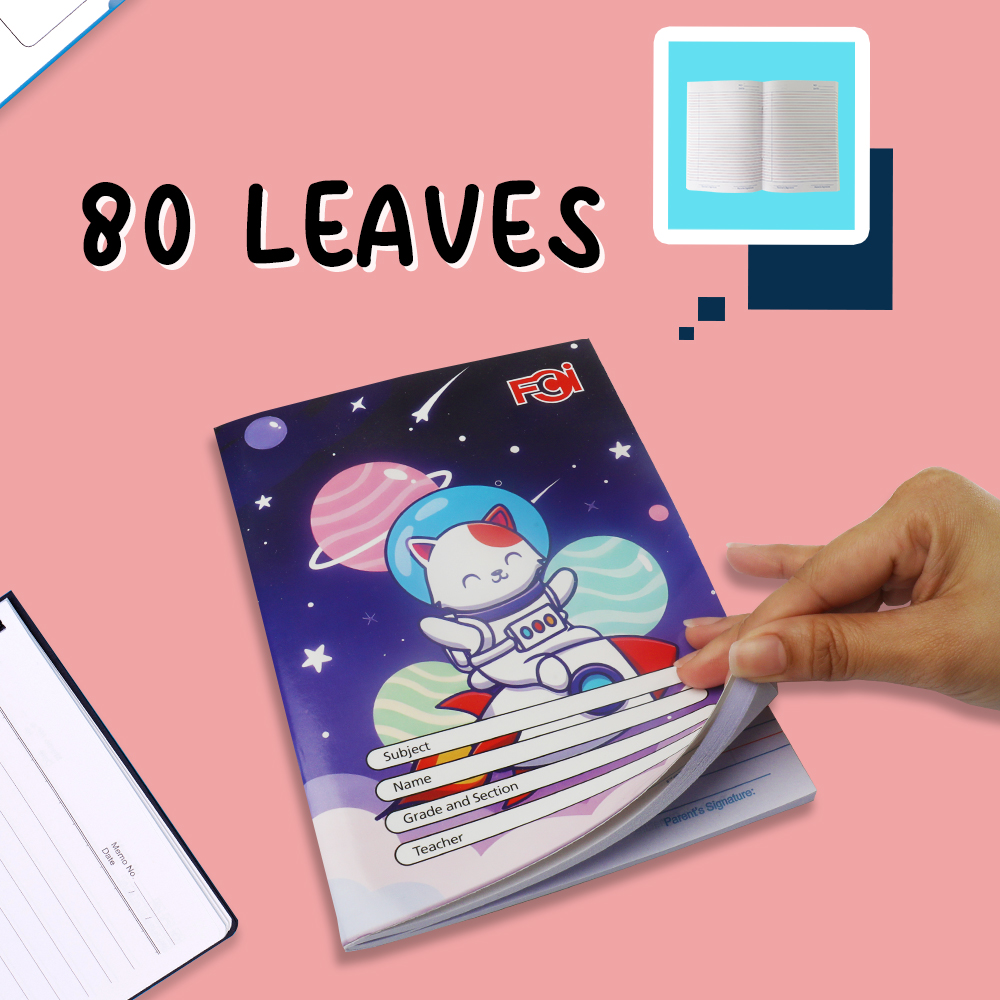 FCI Writing Notebook 10pcs (SOLD PER REAM) Quality Paper, Durable Cover ...