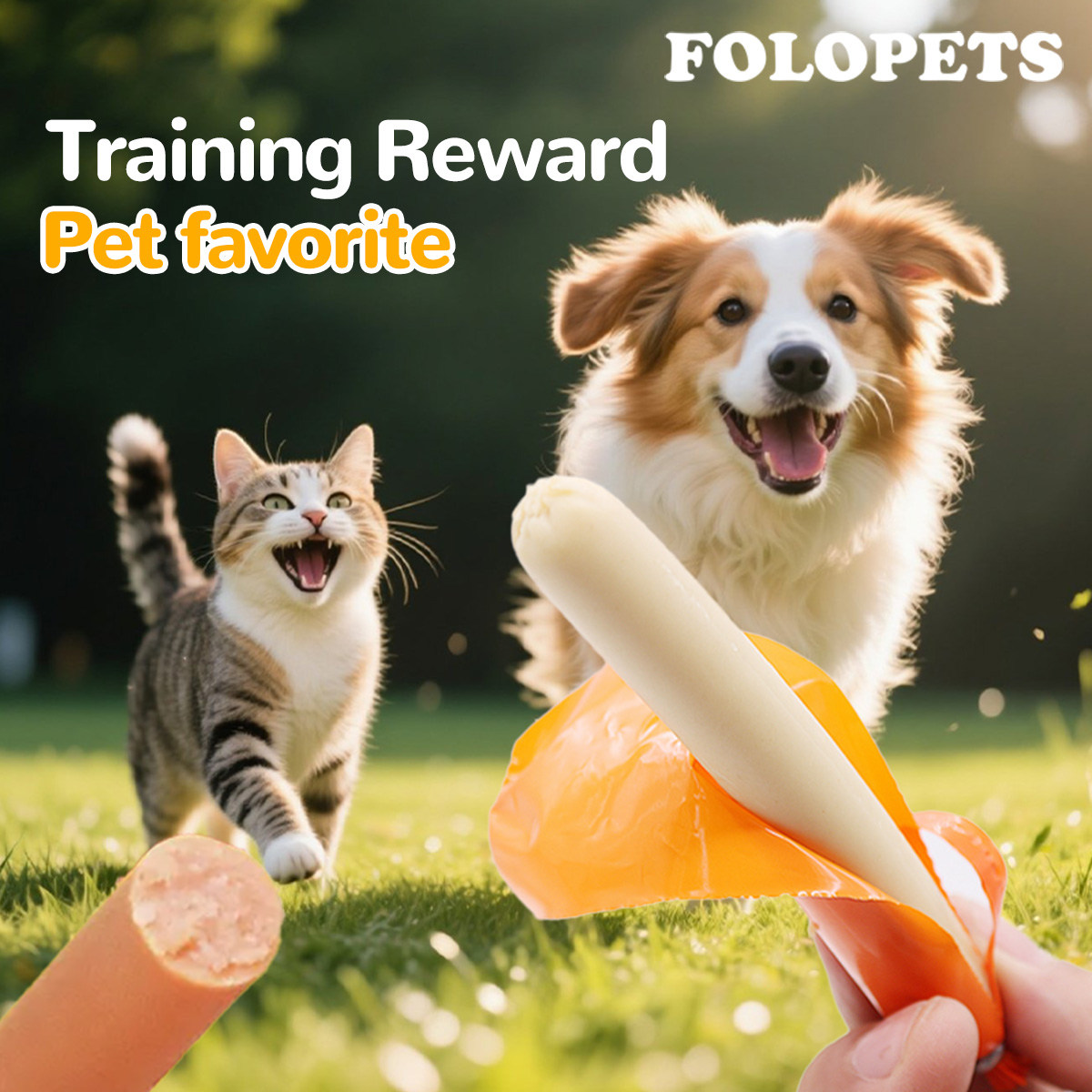 FOLOPETS 150/90/30pcs Pet Sausage Dog Cat Sausage Pet Snack Dog ...