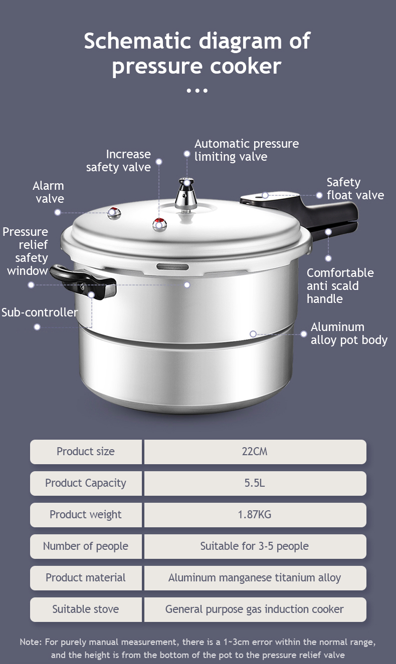 Stainless Steel Pressure Cooker Multifunctional Pot Household Pressure ...