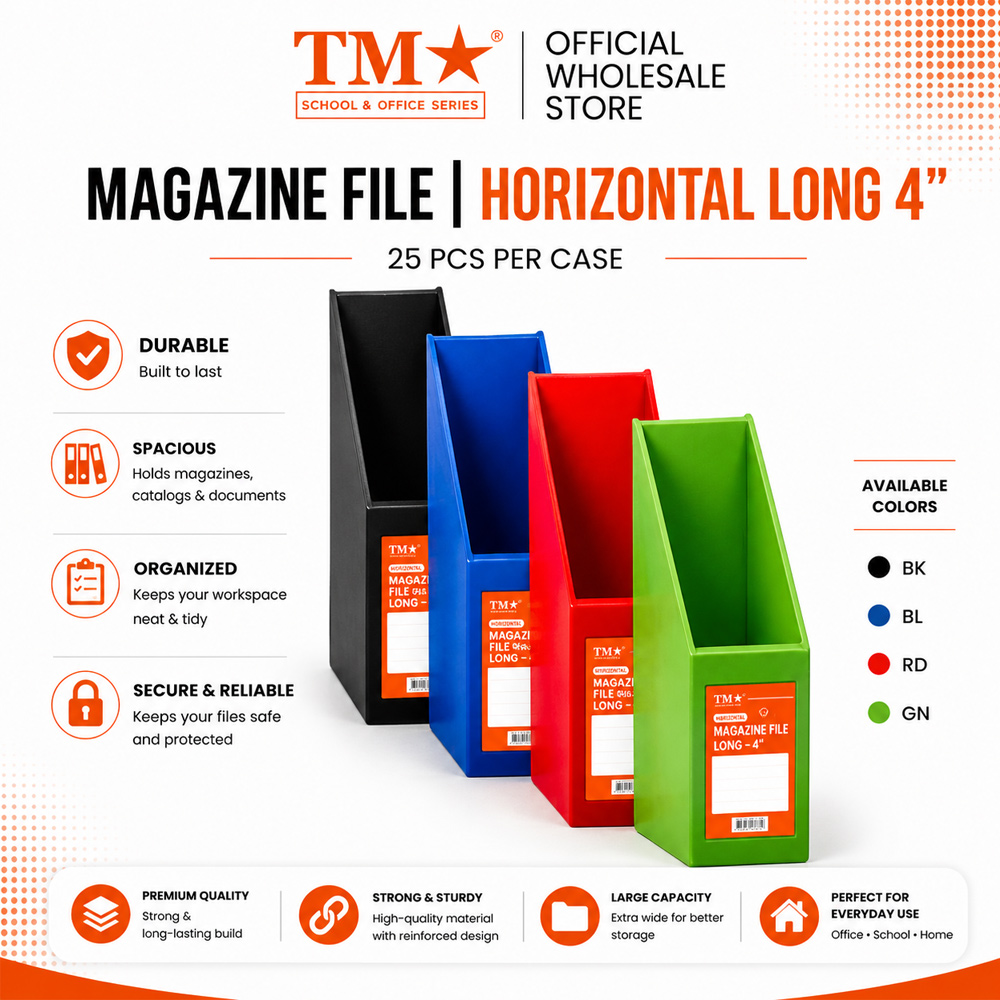 TM | 25 pcs Magazine File Horizontal Long (HF-13) | Shopee Philippines