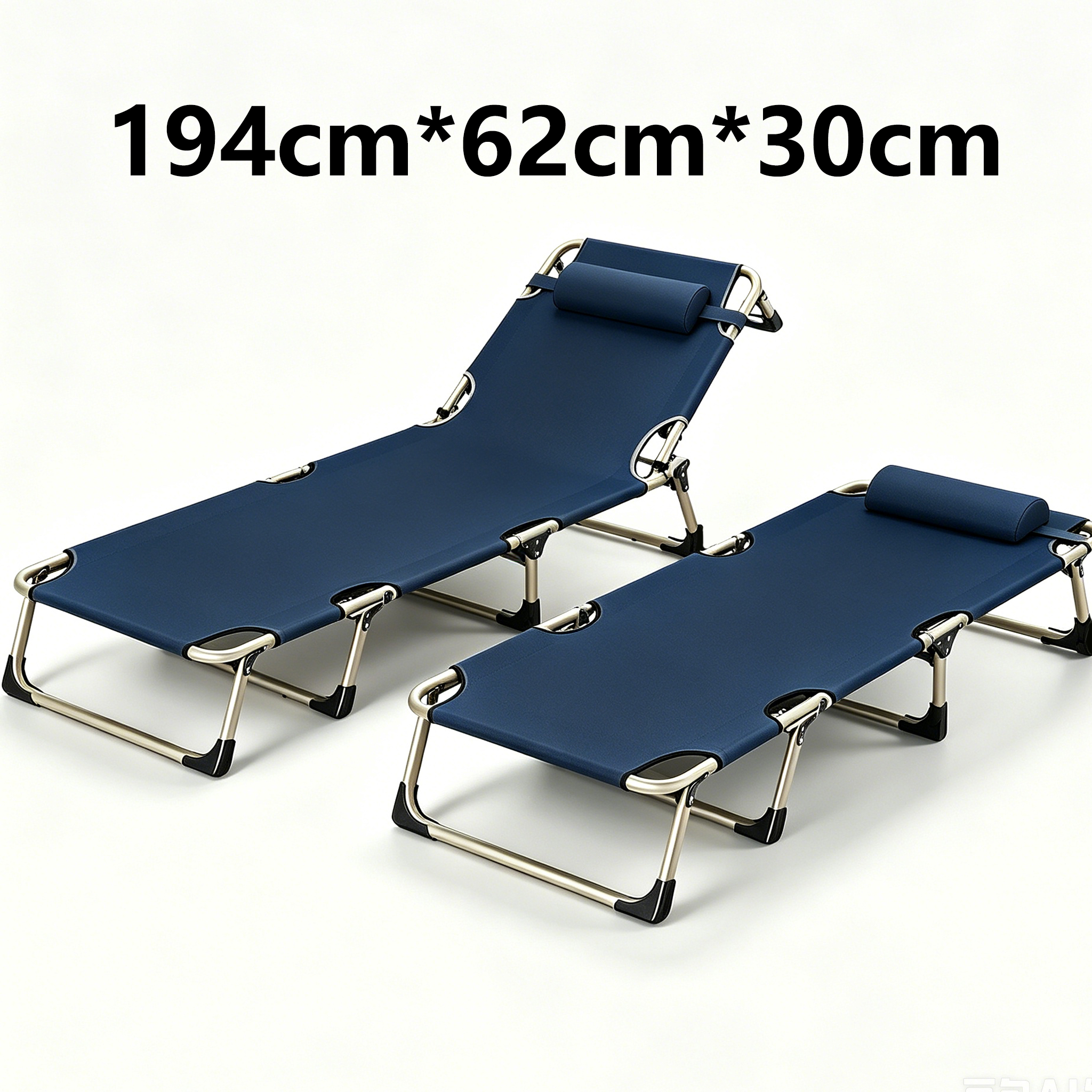 Folding Bed With headrest Foldable Adjustable For Home/Office/Outdoor ...