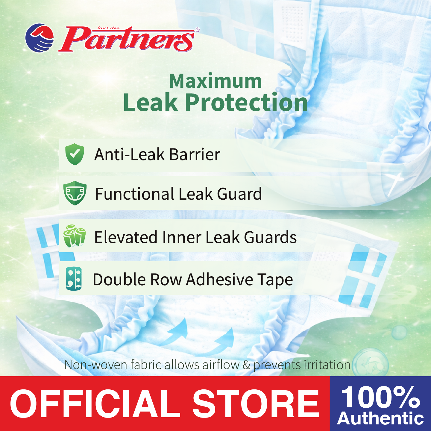 Partners Basic Absorbent Adult Diaper XL - 6 Packs | Shopee Philippines
