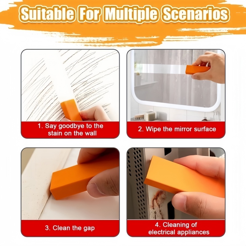Orange Stainless Steel Decontamination Artifact Eraser Rust Magic ...