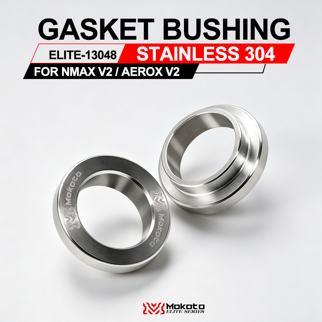 MOKOTO Air Filter Gasket Bushing Stainless 304 Airbox Washer 2PCS ...